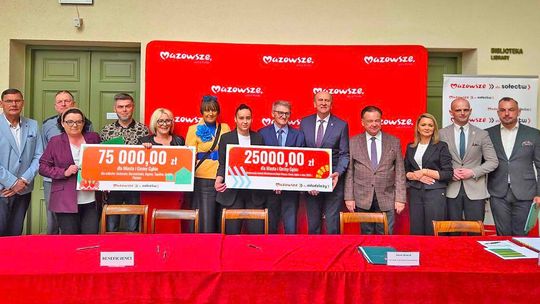100 tysięcy złotych dotacji dla miasta i gminy Gąbin