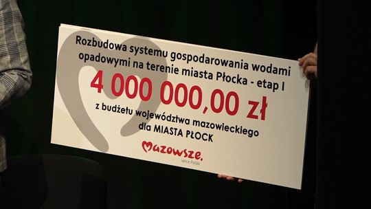 4 mln zł dla Płocka z Samorządu Mazowsza