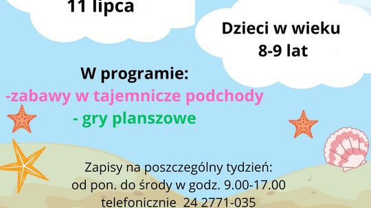 ,,Bibliofajowe-lato” w Miejsko-Gminnej Bibliotece Publicznej w Gąbinie