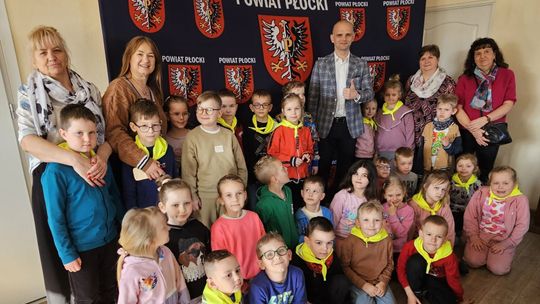 Dzień w fotelu Starosty Płockiego dla przedszkolaków z Bielska