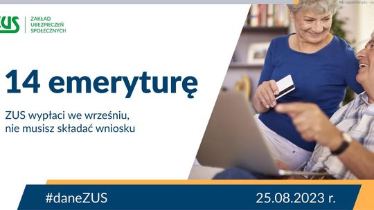 Już 1 września rusza wypłata czternastej emerytury