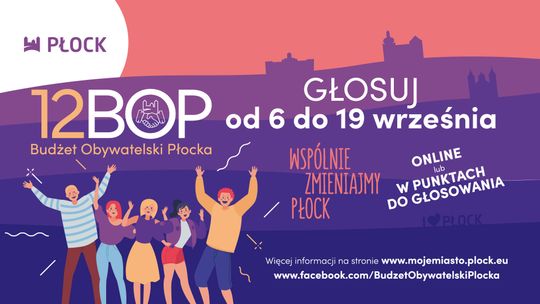 Już 6 września rusza głosowanie w ramach Budżetu Obywatelskiego!