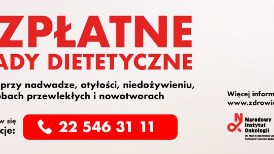 Już jutro bezpłatne porady dietetyczne w ramach Programu Zdrowie dla Płocka!