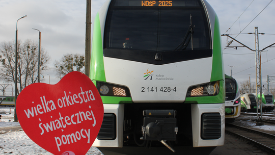 Koleje Mazowieckie grają z WOŚP