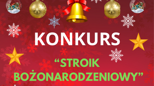 Konkurs na stroik bożonarodzeniowy w Miejsko-Gminnej Bibliotece Publicznej w Gąbinie