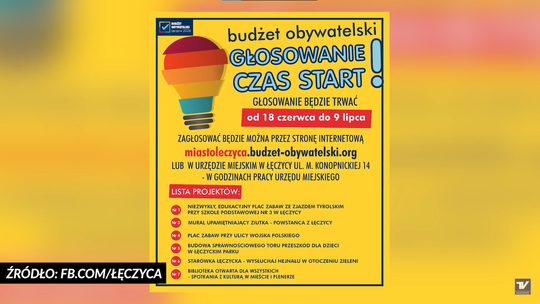 Łęczycki Budżet Obywatelski – czas start!