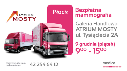 Mammobus przed Atrium Mosty!
