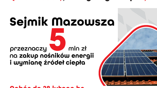 Mazowsze pomoże w wymianie źródeł ciepła. Gminy mogą otrzymać nawet 300 tys. zł
