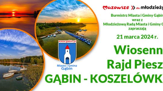 Miasto i Gmina Gąbin zaprasza na Wiosenny Rajd