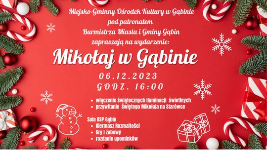Mikołaj w Gąbinie!
