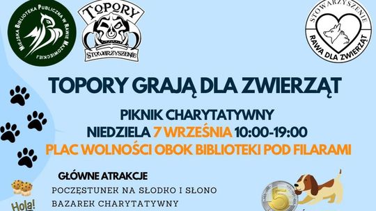 Narodowe Czytanie i Piknik Charytatywny w Rawie – kultura i serce dla zwierząt