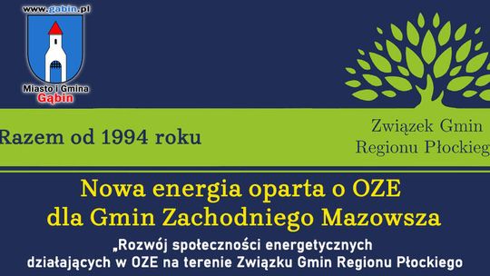 Nowa energia oparta o OZE dla Gmin Zachodniego Mazowsza