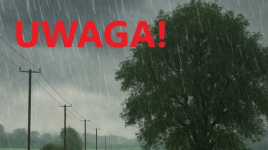 Ostrzeżenie przed burzami i ulewami