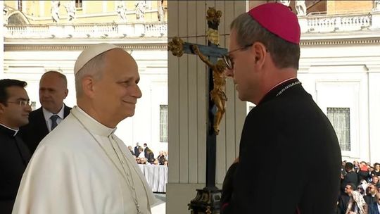 Płoccy pielgrzymi u papieża Leona XIV