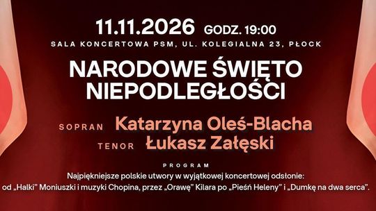 Płoccy symfonicy na Narodowe Święto Niepodległości