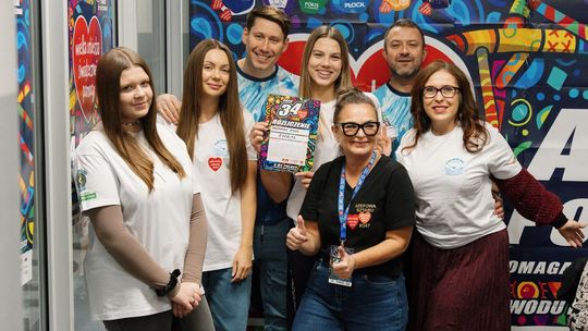 Płock zebrał na WOŚP ponad 382 tysiące