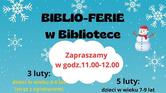 Podsumowanie ferii w Miejsko-Gminnej Bibliotece Publicznej w Gąbinie