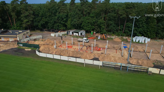 Przebudowa stadionu miejskiego w Gąbinie