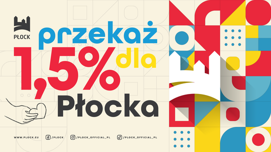Przekaż 1,5% podatku na organizacje pozarządowe z Płocka!