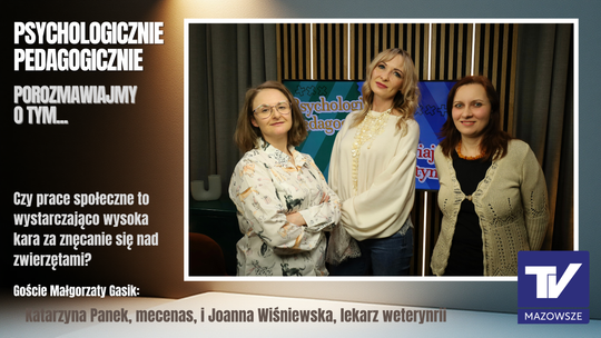 Psychologicznie pedagogicznie, porozmawiajmy o tym... - przemoc wobec zwierząt i jej konsekwencje