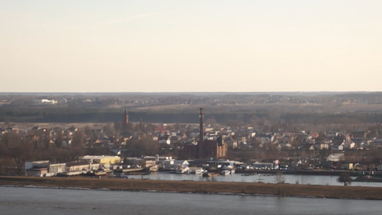 Radziwie i dawna stocznia.