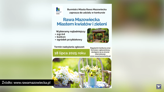 Rawa Mazowiecka Miastem Kwiatów i Zieleni