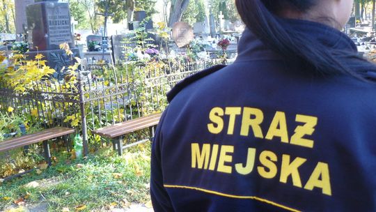 Rejonowi Straży Miejskiej rozpoczęli  kontrolę płockich  cmentarzy