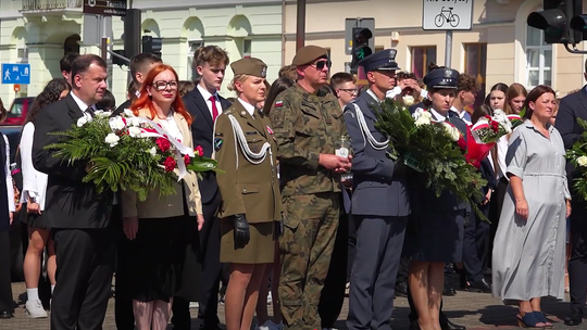 Rocznica wybuchu II wojny światowej w Płocku. Mieszkańcy oddali hołd poległym