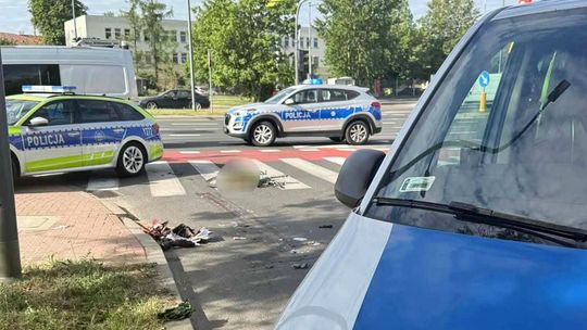Rowerzystka po wypadku walczy o życie
