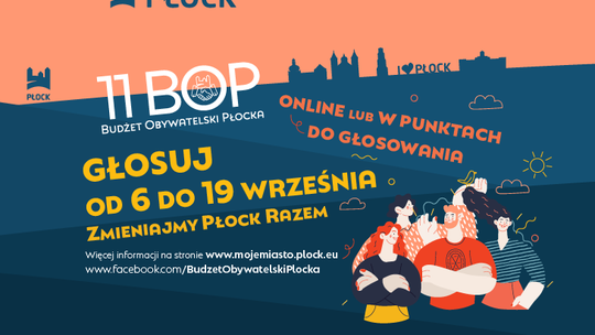 Rusza Budżet Obywatelski Płocka. Zobacz gdzie i na co możesz głosować!