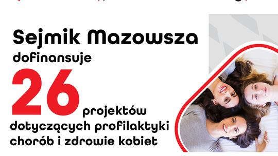 Samorząd województwa mazowieckiego dba o zdrowie kobiet