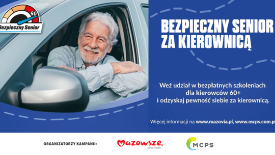 Seniorzy będą doskonalić bezpieczną jazdę na Torze Modlin