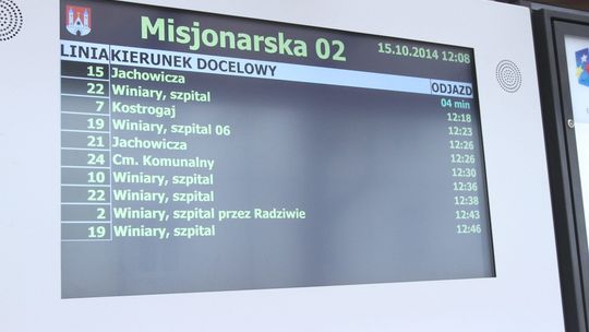 Serwis pierwszych tablic Systemu Dynamicznej Informacji Pasażerskiej w Płocku