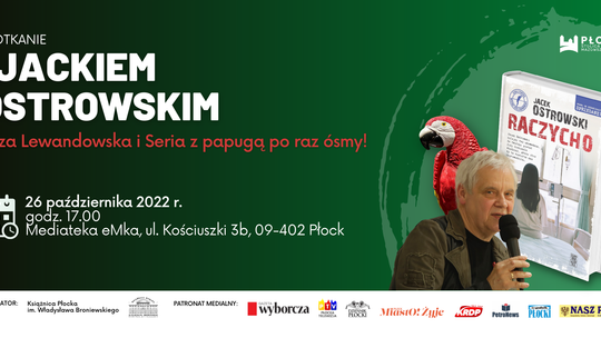 Spotkanie autorskie z Jackiem Ostrowskim w Książnicy Płockiej!