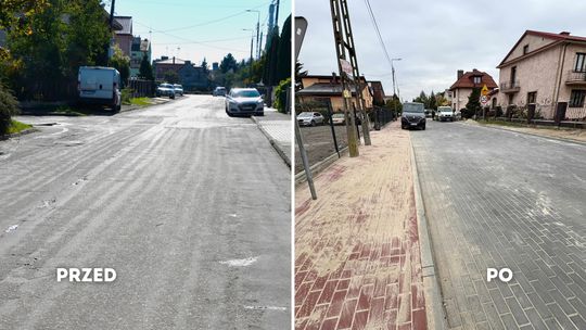 Ulica Moniuszki w Płońsku wyremontowana