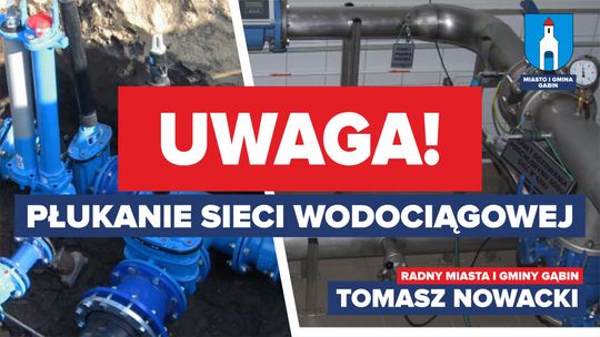 Uwaga! Utrudnienia wodociągowe w gminie Gąbin