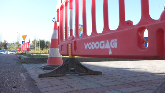 Uważajcie na al. Piłsudskiego, trwa modernizacja magistrali wodociągowej