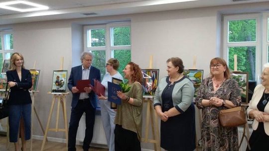 Wernisaż ,,Wełnianej wystawy” w Gąbinie