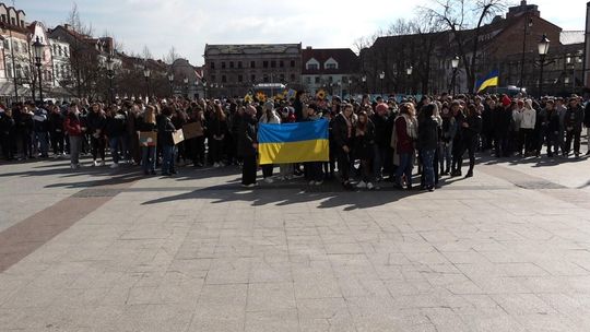 Wiec solidarności z Ukrainą
