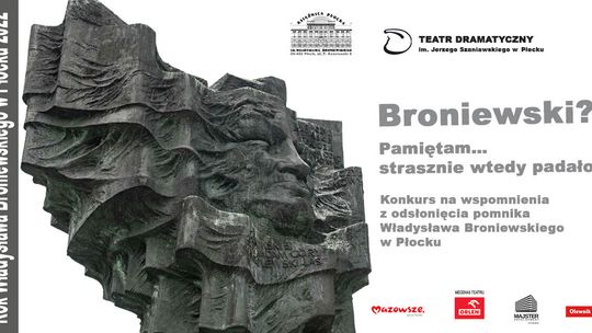 Wspomnienia z odsłonięcia pomnika Broniewskiego - konkurs