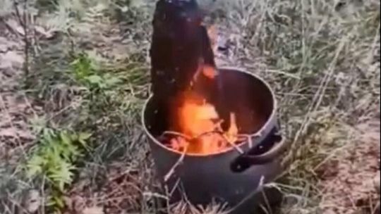 Wybuch pocisku artyleryjskiego w Wojsławicach pod Radomiem