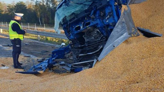 Wypadek na drodze S17