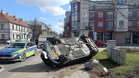 Wypadek w centrum. Dziecko w szpitalu