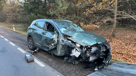 Wypadek w miejscowości Brody Duże