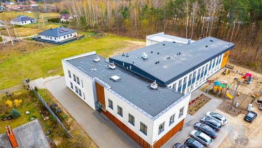 Zakończenie rozbudowy i nadbudowy budynku Szkoły Podstawowej w Nowym Grabiu