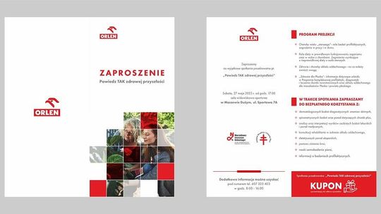 Zaproszenie na spotkanie prozdrowotne - Stara Biała i Bielsk 27 maja 17:00 (sobota)