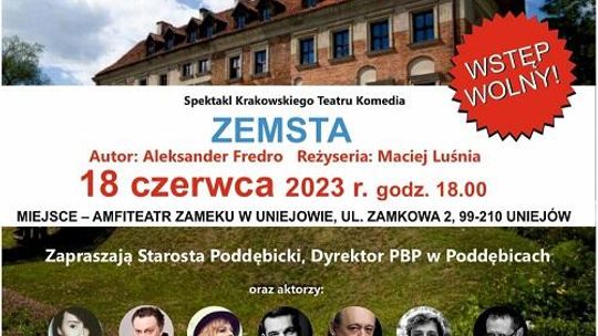 „Zemsta" Aleksandra Fredry w Uniejowie