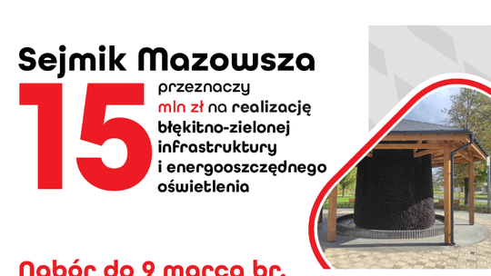Zielone inwestycje ze wsparciem sejmiku