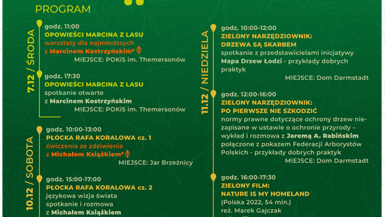 ZIELONY KOMPAS to cykl wydarzeń związany z praktyczną stroną ochrony miejskiej przyrod. Sprawdź program!
