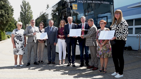 Zobacz, które gminy regionu płockiego otrzymają nowe autobusy